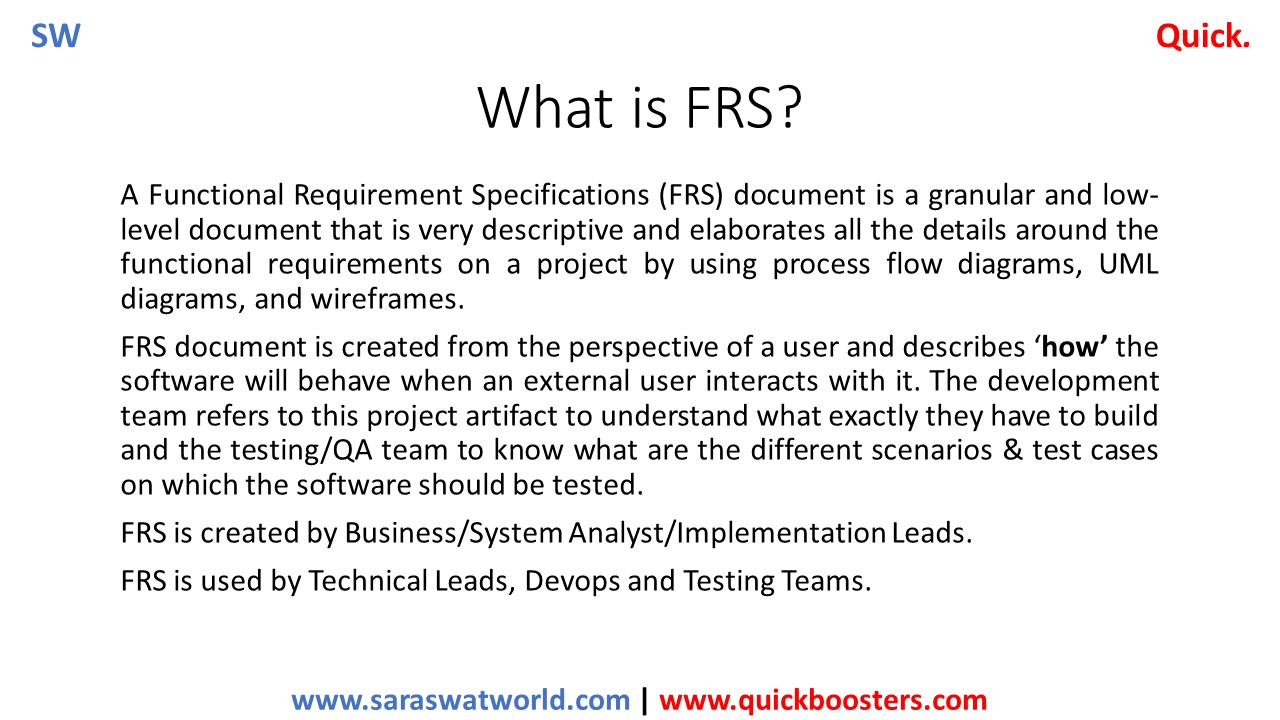 What is FRS?
