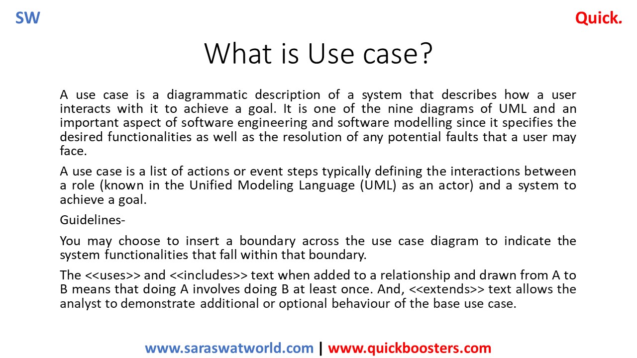 What is Use case?
